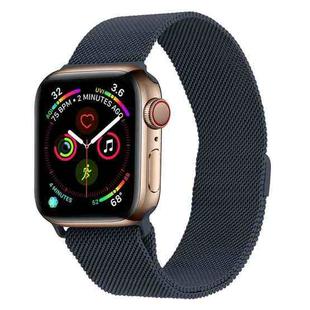 Milanese Stainless Steel Watch Band For Apple Watch Series 9&8&7 41mm / SE 3&SE 2&6&SE&5&4 40mm / 3&2&1 38mm(Space Grey)