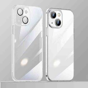 For iPhone 13 SULADA Crytal Steel Series Diamond Glass + TPU Phone Case(Transparent)