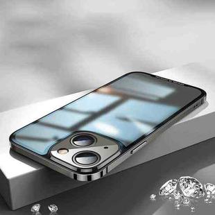 For iPhone 14 AG Frosted Glass Phone Case (Black)