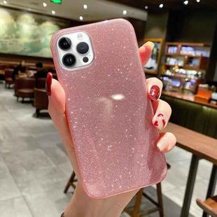 For iPhone 14 Pro TPU Glitter All-inclusive Shockproof Protective Phone Case(Pink)