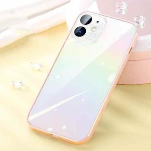 SULADA Color Glaze Series Gradient PC + TPU Phone Case For iPhone 12(Pink)