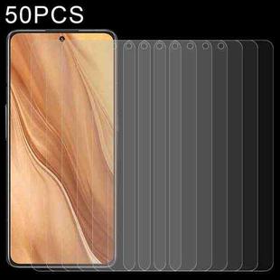 50 PCS 0.26mm 9H 2.5D Tempered Glass Film For OPPO Realme GT2 Explorer Master