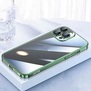For iPhone 12 Pro Max SULADA JINGJIA Series Lens Protector PC Phone Case(Greeen)