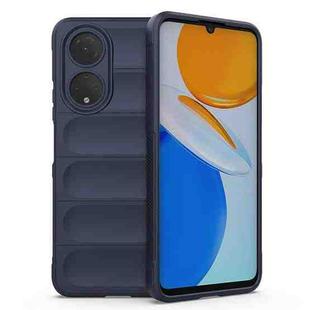 For Honor X7/Play 30 Plus Magic Shield TPU + Flannel Phone Case(Dark Blue)