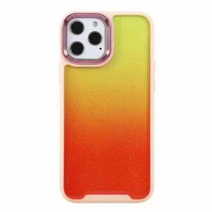 Shockproof Gradient Phone Case For iPhone 12 Pro Max(Yellow Orange)