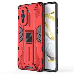 For Huawei Nova 10 4G Supersonic PC + TPU Shock-proof Protective Phone Case with Holder(Red)