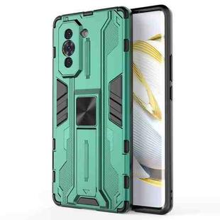 For Huawei Nova 10 4G Supersonic PC + TPU Shock-proof Protective Phone Case with Holder(Green)