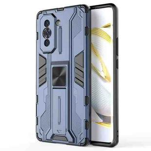 For Huawei Nova 10 4G Supersonic PC + TPU Shock-proof Protective Phone Case with Holder(Dark Blue)