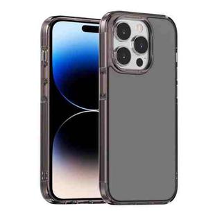 For iPhone 14 Pro Phantom TPU + PC Shockproof Phone Case(Transparent Black)