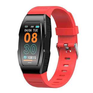 F18 0.96 Inch Screen PC+ABS Material Smart Health Bracelet Supports Body Temperature Detection, Dynamic Heart Rate, Blood Oxygen Detection(Red)