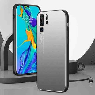 For Huawei P30 Pro All-Inclusive Lens Frosted Metal Phone Case(Silver Grey)