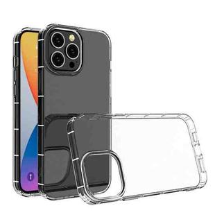 For iPhone 14 Pro Airbag Four-Corner Full Coverage Shockproof TPU Phone Case(Transparent)