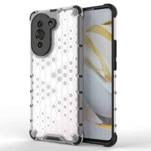 For Huawei nova 10 Pro 4G Shockproof Honeycomb PC + TPU Phone Case(White)