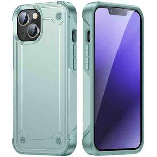 For iPhone 14 PC + TPU Shockproof Protective Phone Case (Green+Green)