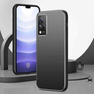 For vivo S9 All-Inclusive Lens Frosted Metal Phone Case(Black)