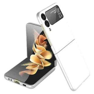 For Samsung Galaxy Z Flip4 Oil-sprayed Ultra-thin Folding Phone Case(Silver)