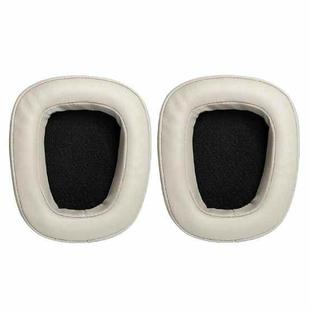 2 PCS For Logitech G633 G933 Protein Skin Earphone Cushion Cover Earmuffs Replacement Earpads(Champagne)