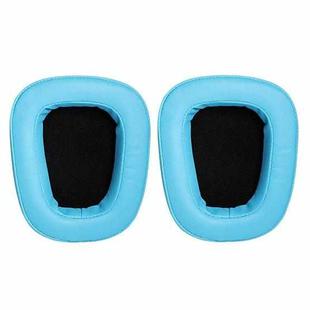 2 PCS For Logitech G633 G933 Protein Skin Earphone Cushion Cover Earmuffs Replacement Earpads(Sky Blue)