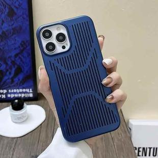 Ice Armor Cooling PC Phone Case For iPhone 14 Pro(Dark Blue)