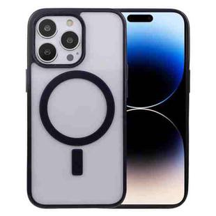 For iPhone 14 Pro Acrylic + TPU Magsafe Magnetic Phone Case(Dark Blue)