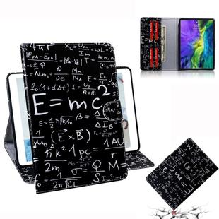 For iPad Pro 11 inch (2020) Formula Pattern Horizontal Flip Leather Tablet Case with Holder & Card Slot & Wallet(Formula)