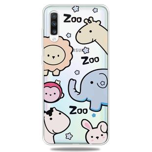 For Galaxy A70 Lucency Painted TPU Protective(Zoo)