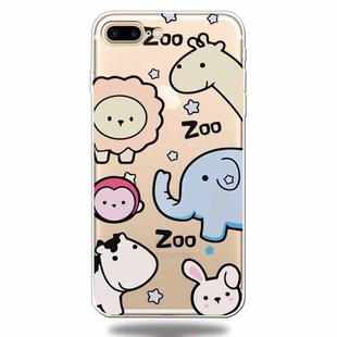 For iPhone 7Plus / 8Plus Lucency Painted TPU Protective(Zoo)