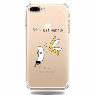 For iPhone 7Plus / 8Plus Lucency Painted TPU Protective(Banana)