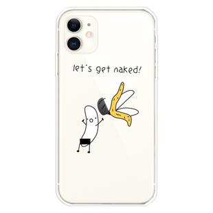 For iPhone 11 Lucency Painted TPU Protective(Banana)