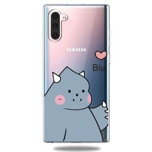 For Galaxy Note 10 Lucency Painted TPU Protective(Caring Monster)