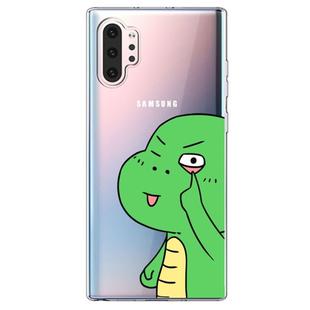 For  Galaxy Note 10 Plus Lucency Painted TPU Protective(Funny Dinosaur)