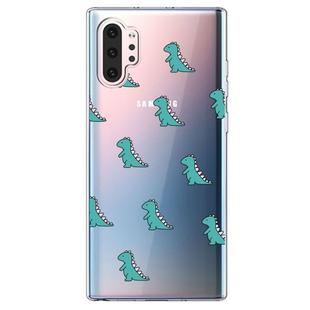 For  Galaxy Note 10 Plus Lucency Painted TPU Protective(Mini Dinosaur)