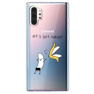 For  Galaxy Note 10 Plus Lucency Painted TPU Protective(Banana)