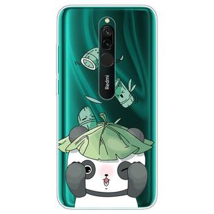 For Xiaomi Redmi Note 8 Lucency Painted TPU Protective(Lotus Leaf Panda)