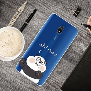 For Xiaomi Redmi8A Lucency Painted TPU Protective(Face Panda)