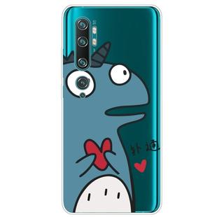 For Xiaomi CC9 Pro Lucency Painted TPU Protective(Loving Dinosaur)