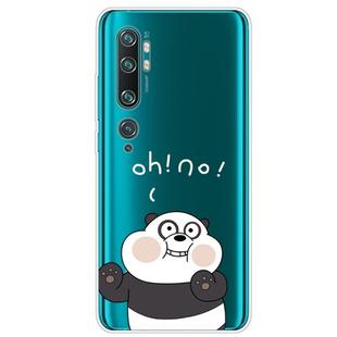 For Xiaomi CC9 Pro Lucency Painted TPU Protective(Face Panda)