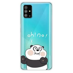 For Galaxy S20 Plus Lucency Painted TPU Protective(Face Panda)