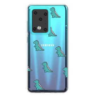 For Galaxy S20 Ultra Lucency Painted TPU Protective(Mini Dinosaur)