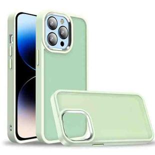 For iPhone 14 Pro Max Charm Pupil Frosted Skin Feel Phone Case (Green)