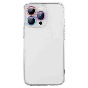 CD Lens Protection Glass Phone Case For iPhone 14 Pro Max(Colorful)