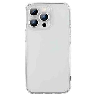 CD Lens Protection Glass Phone Case For iPhone 14 Pro Max(Silver)