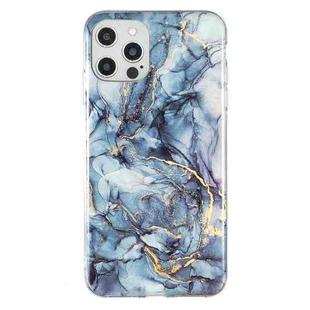 For iPhone 12 Pro Max IMD Marble Pattern TPU Phone Case(Grey)