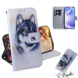 For Xiaomi Redmi K30 3D Colored Drawing Horizontal Flip Leather Case with Holder & Card Slot & Wallet(Wolf)