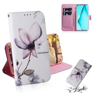 For Huawei Nova 7i 3D Colored Drawing Horizontal Flip Leather Case with Holder & Card Slot & Wallet(Magnolia)