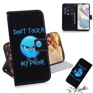 For Galaxy A70E 3D Colored Drawing Horizontal Flip Leather Case with Holder & Card Slot & Wallet(Anger)