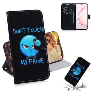 For Galaxy Note 10 Lite (A81) 3D Colored Drawing Horizontal Flip Leather Case with Holder & Card Slot & Wallet(Anger)