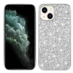 For iPhone 14 Plus Glitter Powder TPU Phone Case (Silver)