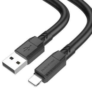 Borofone BX81 2.4A USB-C to 8 Pin Goodway Charging Data Cable, Length:1m(Black)