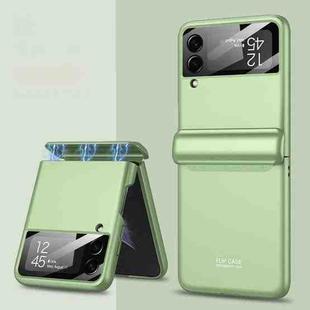 For Samsung Galaxy Z Flip4 GKK Magnetic Fold All-inclusive Protective Phone Case(Matcha Green)